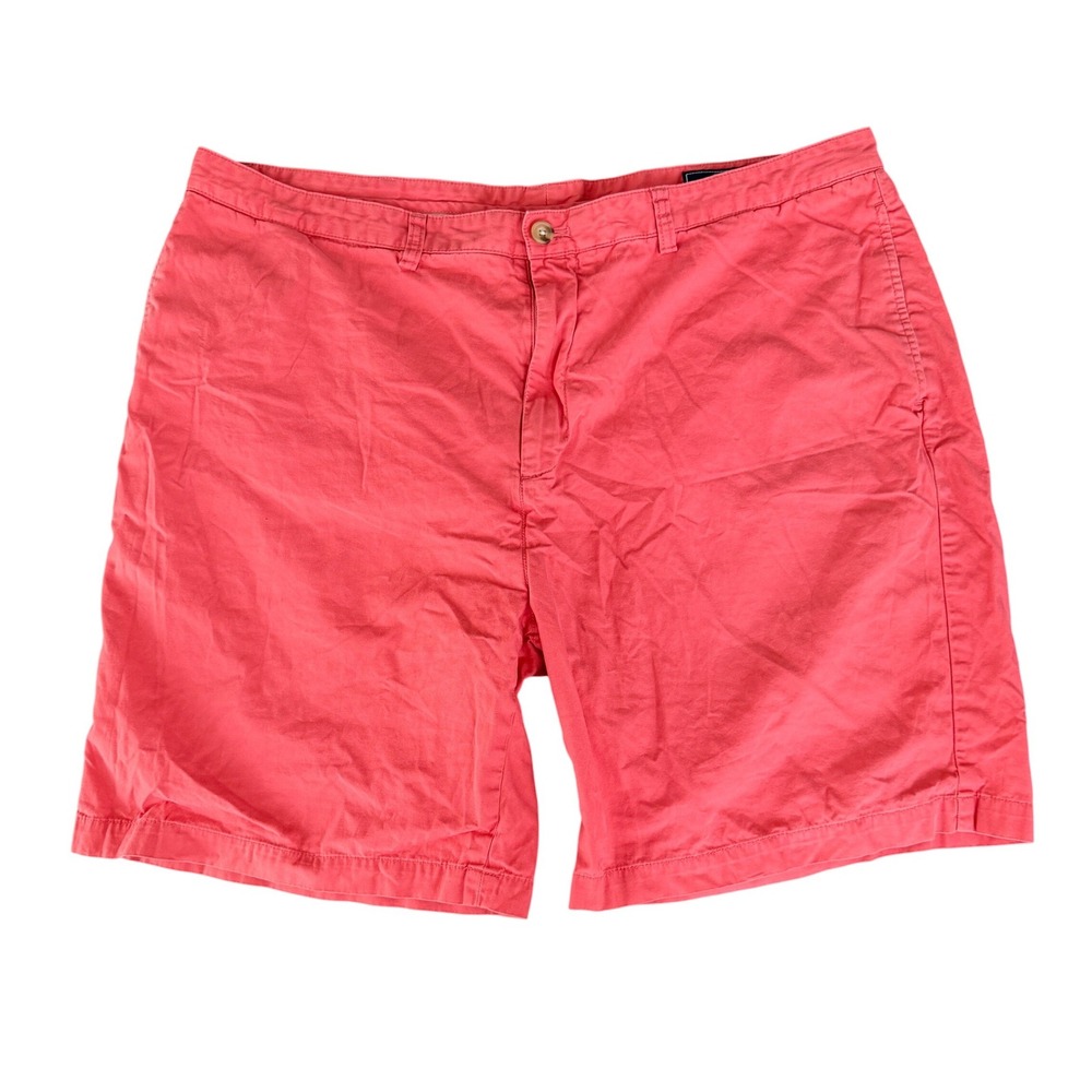 Vineyard Vines Chino Shorts Mens 42 Coral Pink Cotton Classic Fit Preppy Summer
